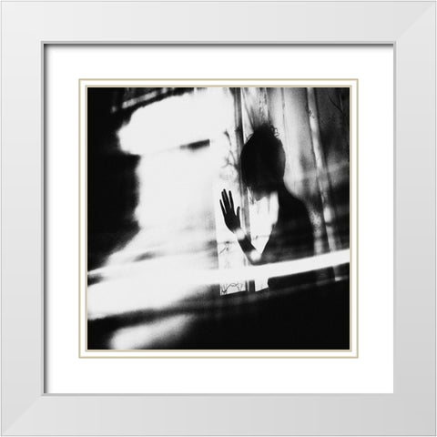 Outside White Modern Wood Framed Art Print with Double Matting by Ivanova, Inga