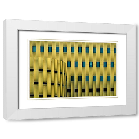 The Cope White Modern Wood Framed Art Print with Double Matting by Van Maastricht, Henk