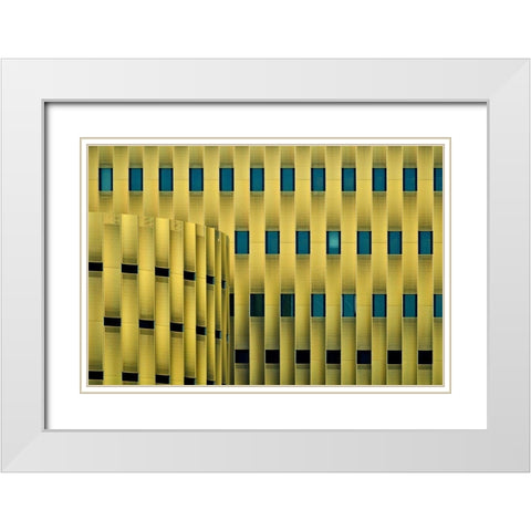 The Cope White Modern Wood Framed Art Print with Double Matting by Van Maastricht, Henk