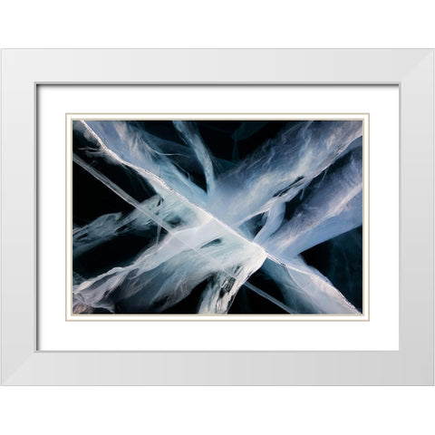 Deep Ice White Modern Wood Framed Art Print with Double Matting by Narchuk, Andrey