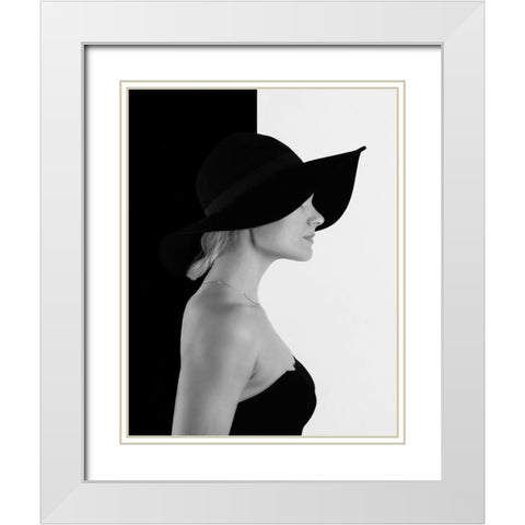 Black White Modern Wood Framed Art Print with Double Matting by Mathiesen, Kent