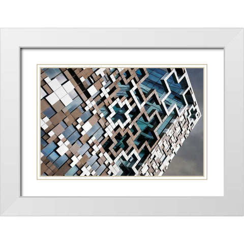 Xxx White Modern Wood Framed Art Print with Double Matting by Wride, Linda