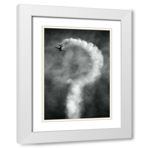 Questions About This Manoeuvre?-Anyone?-No? White Modern Wood Framed Art Print with Double Matting by Reinders, Riekus