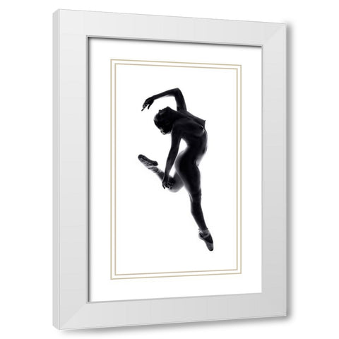 Fine Art Dance ... White Modern Wood Framed Art Print with Double Matting by Gali, Marcos