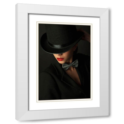 Qmystery Under The Topperq White Modern Wood Framed Art Print with Double Matting by Corcoveanu, Livia