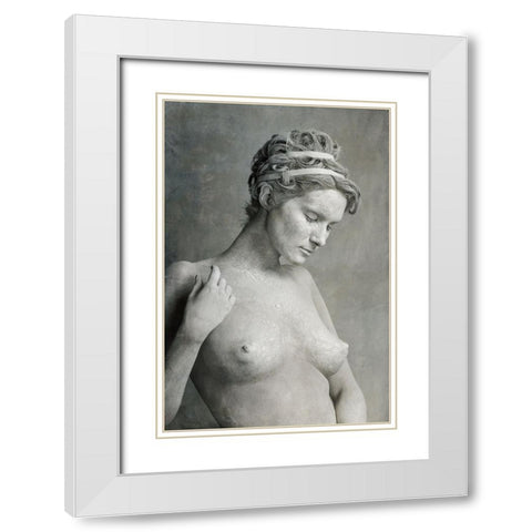 Untitled White Modern Wood Framed Art Print with Double Matting by Smirnov, Sergei