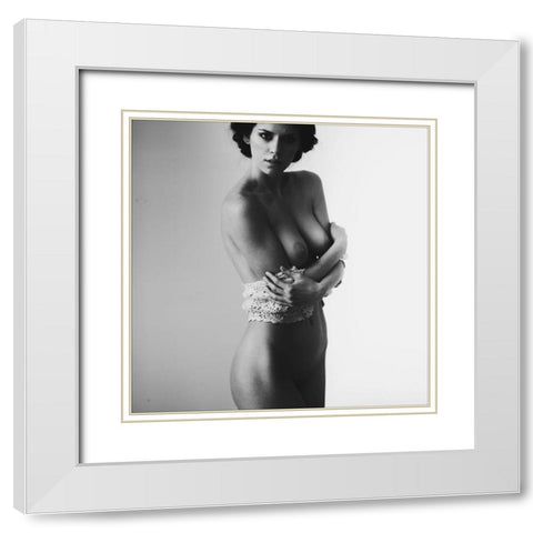 Naked Look White Modern Wood Framed Art Print with Double Matting by Pereverzov, Alexander