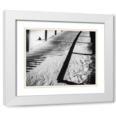 Back In Your Box White Modern Wood Framed Art Print with Double Matting by Mexia, Laura