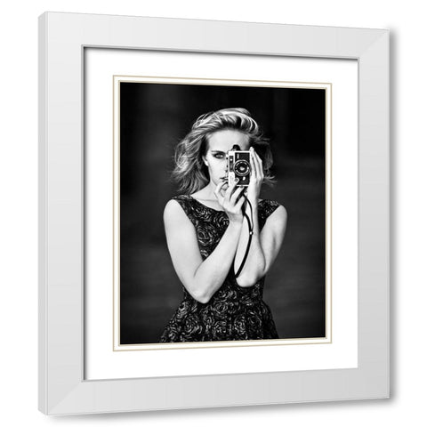 Photography White Modern Wood Framed Art Print with Double Matting by Hur, Lars