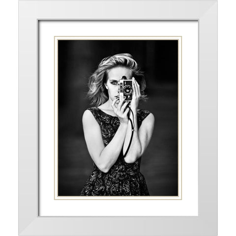 Photography White Modern Wood Framed Art Print with Double Matting by Hur, Lars