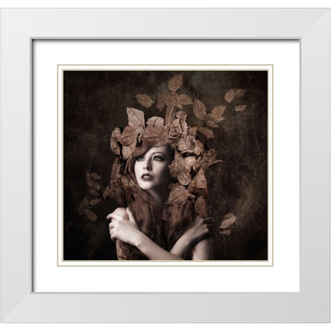 Artemis, Daughter Of Zeus White Modern Wood Framed Art Print with Double Matting by Besari, Faizal