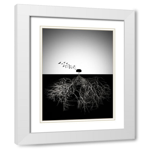 Do Not Judge According To Appearance White Modern Wood Framed Art Print with Double Matting by Arslanian, Souren