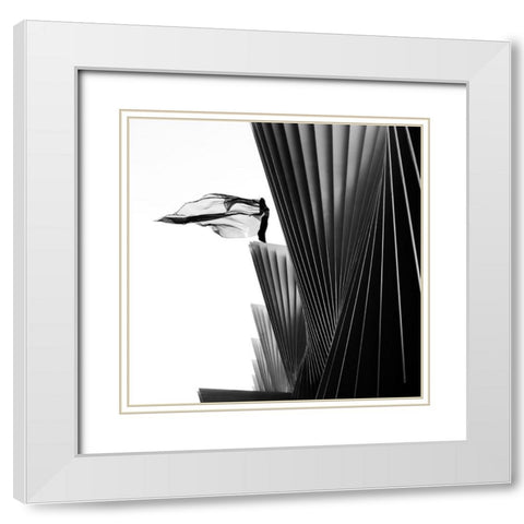 On The Edge White Modern Wood Framed Art Print with Double Matting by Odorizzi, Patrick