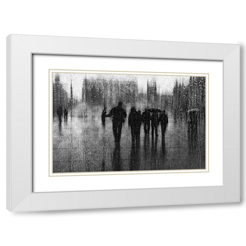 After The Rain White Modern Wood Framed Art Print with Double Matting by Schleicher-Schwarz, Roswitha
