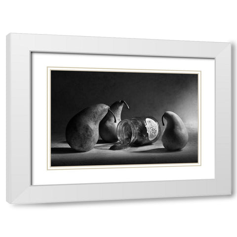 The Sad Farewell/ The 3Rd Part Of The Jam Triptych White Modern Wood Framed Art Print with Double Matting by Ivanova, Victoria