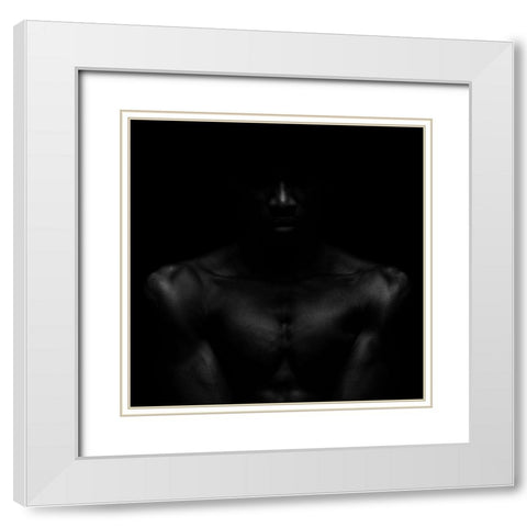All The Shades Of Black White Modern Wood Framed Art Print with Double Matting by Odorizzi, Patrick