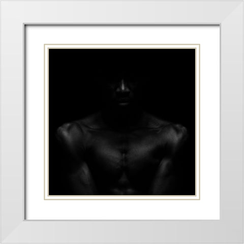 All The Shades Of Black White Modern Wood Framed Art Print with Double Matting by Odorizzi, Patrick