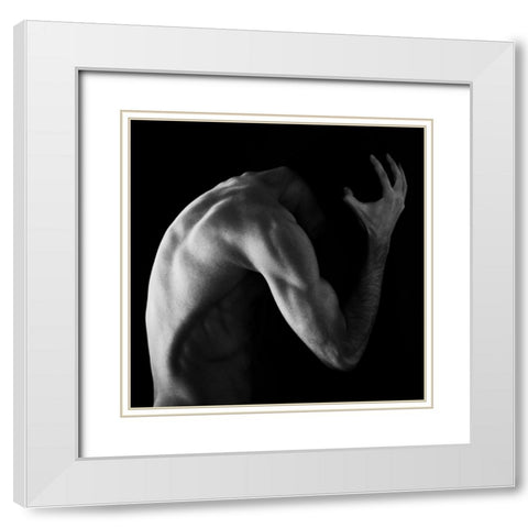 Into Black White Modern Wood Framed Art Print with Double Matting by Kostadinov, Bobby