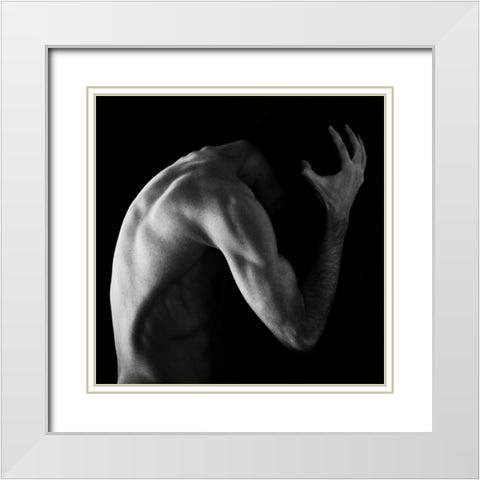 Into Black White Modern Wood Framed Art Print with Double Matting by Kostadinov, Bobby