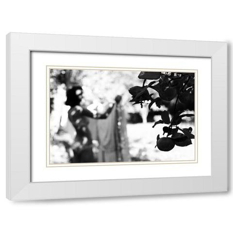 Apples Ii White Modern Wood Framed Art Print with Double Matting by Kreigere, Inese