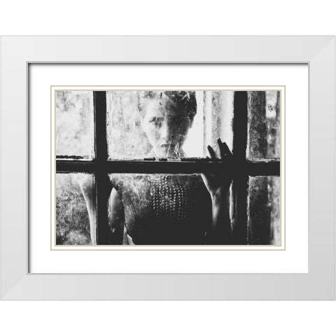 Trapped White Modern Wood Framed Art Print with Double Matting by Fauzi Nurulhamzah, Akhmad