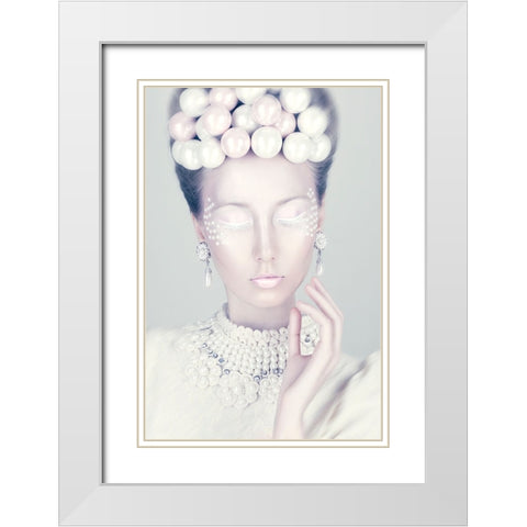 Christmas Ornament! White Modern Wood Framed Art Print with Double Matting by marinastudio