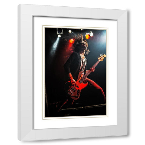 Livephotography White Modern Wood Framed Art Print with Double Matting by Nakamatsu, Kenji