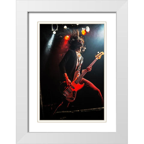Livephotography White Modern Wood Framed Art Print with Double Matting by Nakamatsu, Kenji