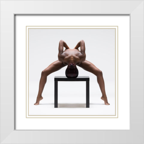 Anna Rose White Modern Wood Framed Art Print with Double Matting by Catchlight Studio