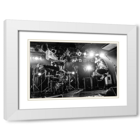 Onstagephotography White Modern Wood Framed Art Print with Double Matting by Nakamatsu, Kenji