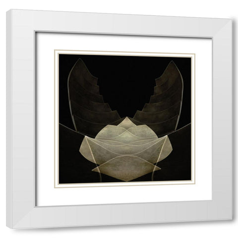 Languishing Thoughts White Modern Wood Framed Art Print with Double Matting by Claes, Gilbert