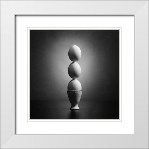 Well Balanced Diet 2 White Modern Wood Framed Art Print with Double Matting by Ivanova, Victoria
