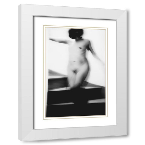 Clin DA“Il White Modern Wood Framed Art Print with Double Matting by Bousca, Bogdan