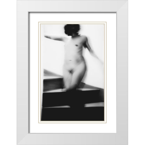 Clin DA“Il White Modern Wood Framed Art Print with Double Matting by Bousca, Bogdan