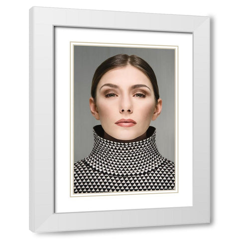 Passport In 3015 White Modern Wood Framed Art Print with Double Matting by Aristoteles, David