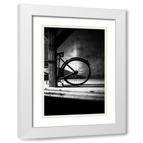 No. 315 White Modern Wood Framed Art Print with Double Matting by Halasi, Zsolt