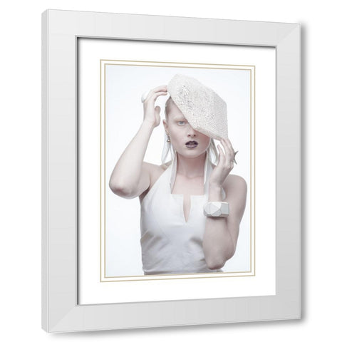 In The White Room White Modern Wood Framed Art Print with Double Matting by Nieuwerf, Bartjan