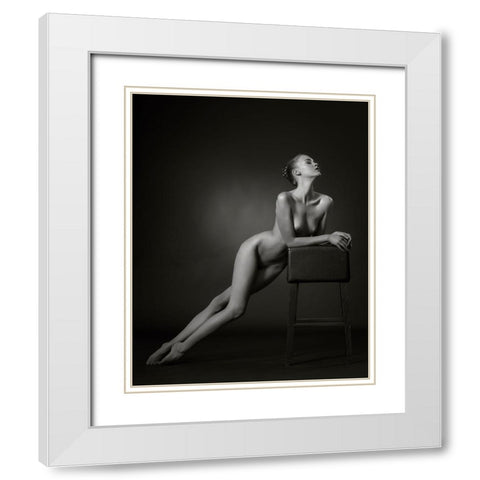 The Lean White Modern Wood Framed Art Print with Double Matting by Catchlight Studio
