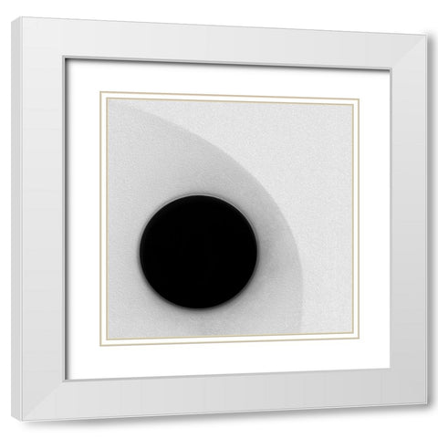 Imageless Mirror White Modern Wood Framed Art Print with Double Matting by Claes, Gilbert