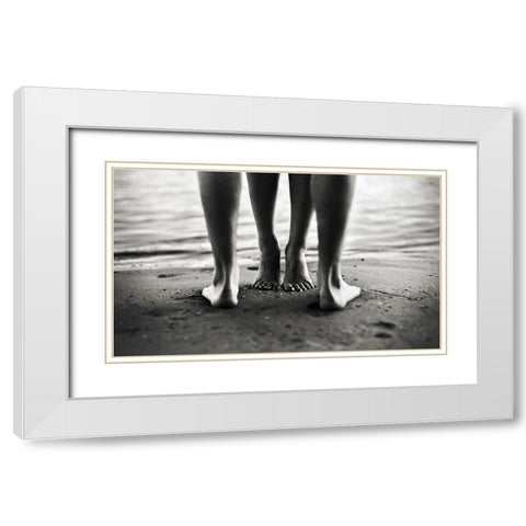 *** White Modern Wood Framed Art Print with Double Matting by Takh, Yulia