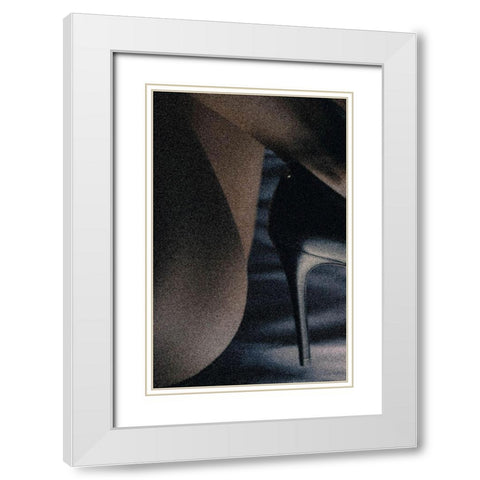 Autumn White Modern Wood Framed Art Print with Double Matting by Schottstaedt, Erik