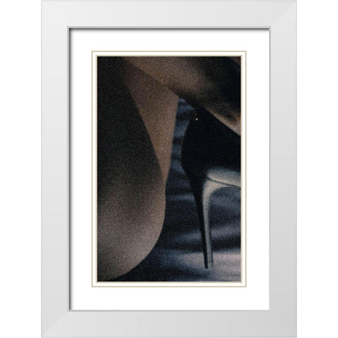 Autumn White Modern Wood Framed Art Print with Double Matting by Schottstaedt, Erik