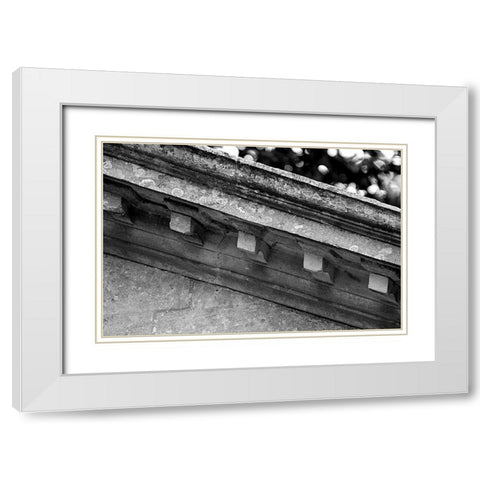 Architectural Detail, Blenheim Palace White Modern Wood Framed Art Print with Double Matting by Blue, Cyril