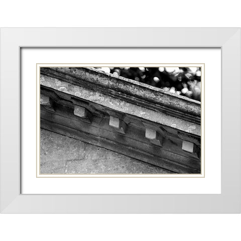 Architectural Detail, Blenheim Palace White Modern Wood Framed Art Print with Double Matting by Blue, Cyril