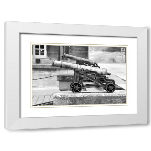 Architectural Detail, Blenheim Palace White Modern Wood Framed Art Print with Double Matting by Blue, Cyril