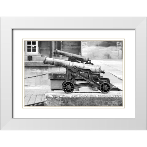Architectural Detail, Blenheim Palace White Modern Wood Framed Art Print with Double Matting by Blue, Cyril