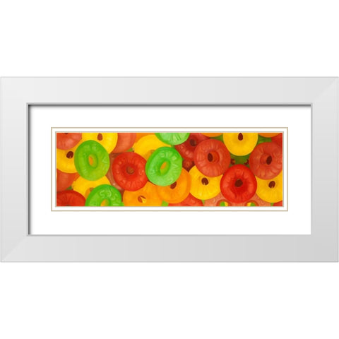 Candies Close-up View White Modern Wood Framed Art Print with Double Matting by Atelier B Art Studio