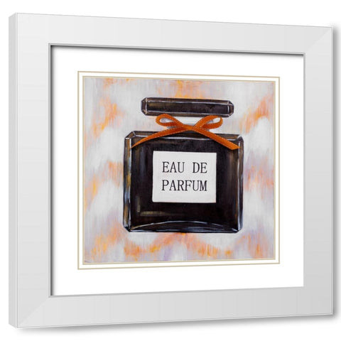 PERFUME White Modern Wood Framed Art Print with Double Matting by Atelier B Art Studio
