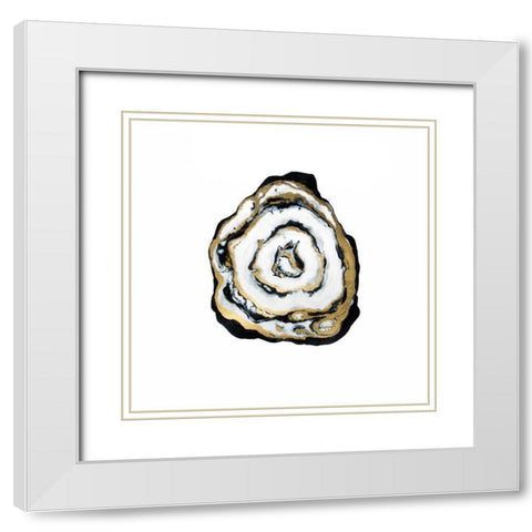 GOLDEN AGATE White Modern Wood Framed Art Print with Double Matting by Atelier B Art Studio