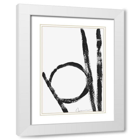 Play White Modern Wood Framed Art Print with Double Matting by Carroccio, Lisa